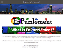 Tablet Screenshot of enpuzzlement.com